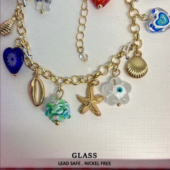 Piper K Nautical Motif Bracelet 🐟♥️🌊🐚 - Picture 3 of 6